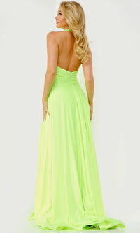 lime green prom dress
